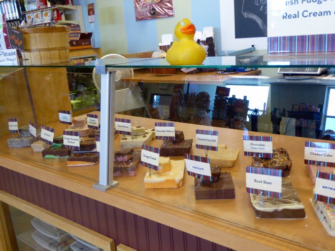 We sampled delicious fudge