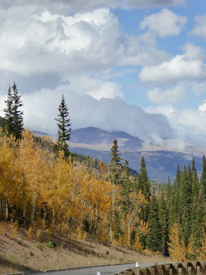 Storm clouds. Snow for the northern mountains.