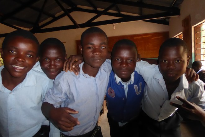 Eager faces of youth