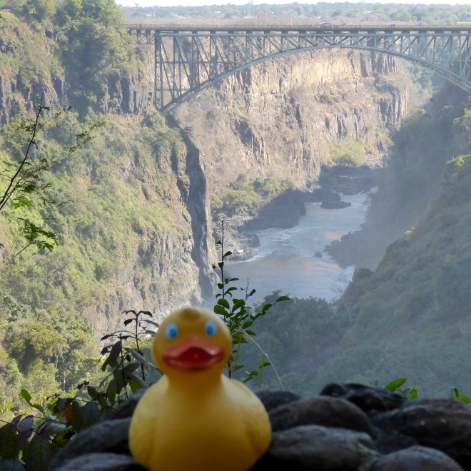 Victoria Falls bridge from Zambia