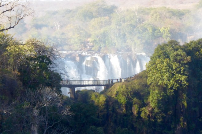 Our foot bridge from Victoria Falls Bridge