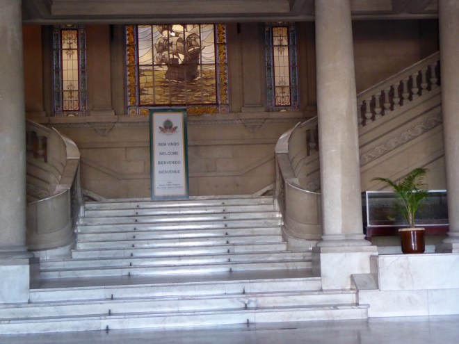 Staircase inside City Hall