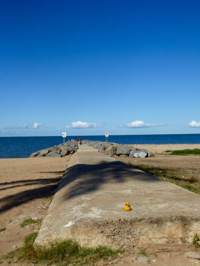 Let's walk on the pier