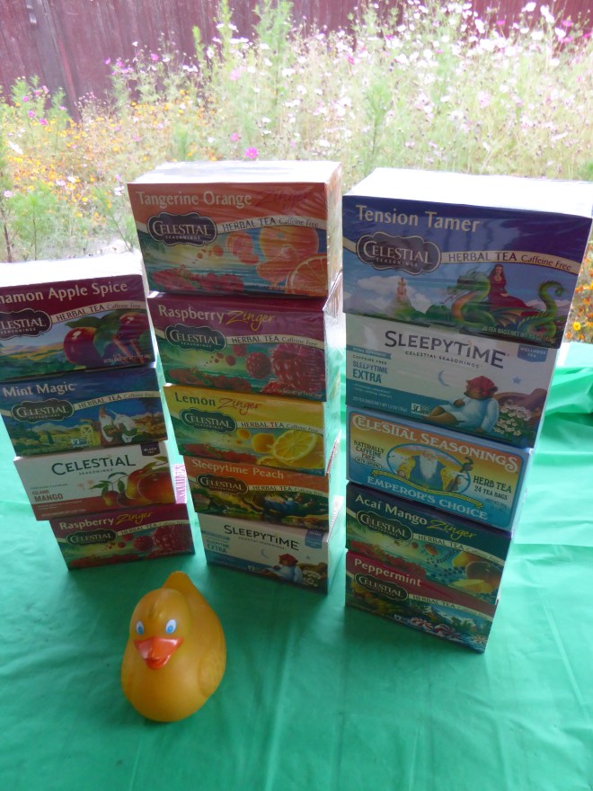 Look what came home with us. And we already had a lot of tea. Yes, we do like many varieties of tea.