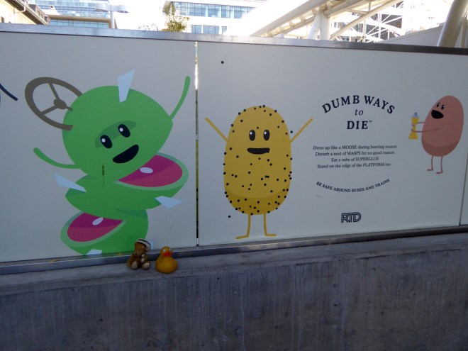 Be careful. Don't be careless