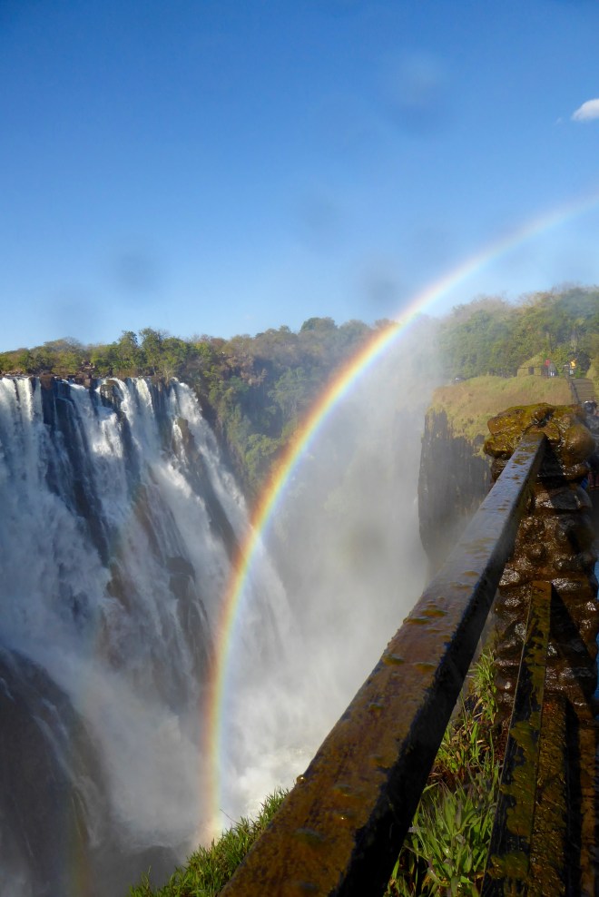 Rainbow Falls at Victoria Falls, Zambia
