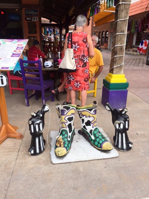 Big boots for a small bear