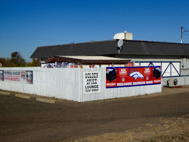 Golden Spike Lounge supports the Denver Broncos