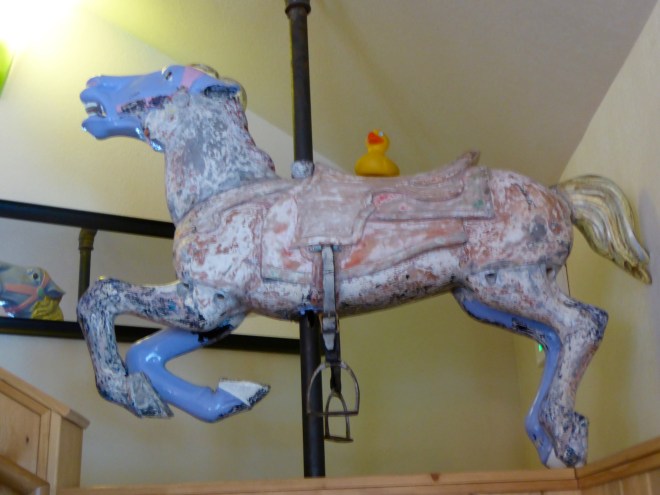 Traditional carousel horse