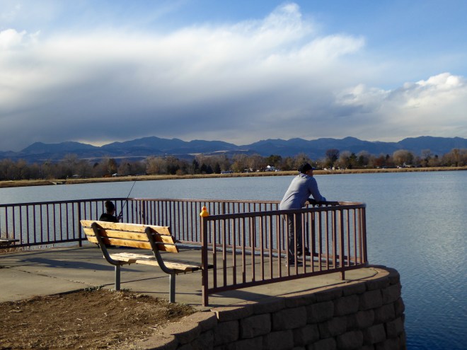 Fishing and relaxing at Crown Hill Lake