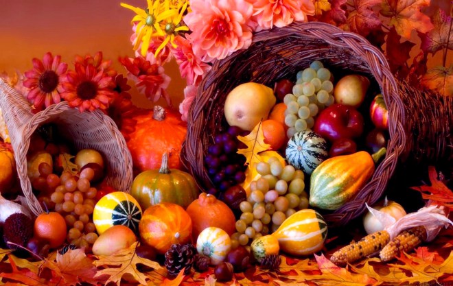 Thankful for having plenty