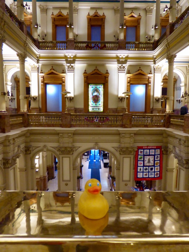 Three levels. Window across from Zeb honors Emily Griffith 