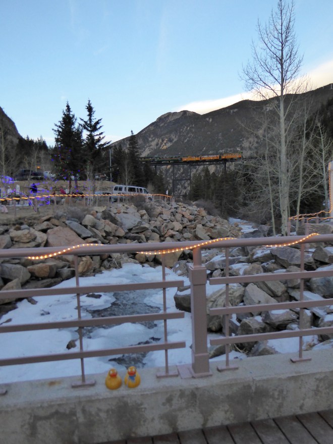 Train on Devil's Gate High Bridge
