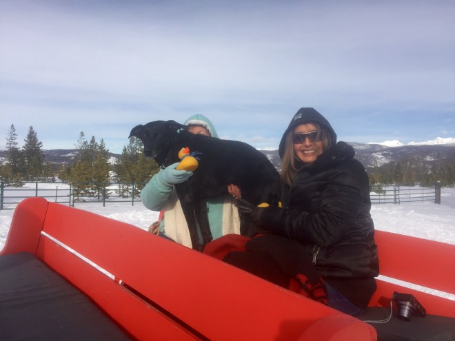 Ready to get off the sleigh