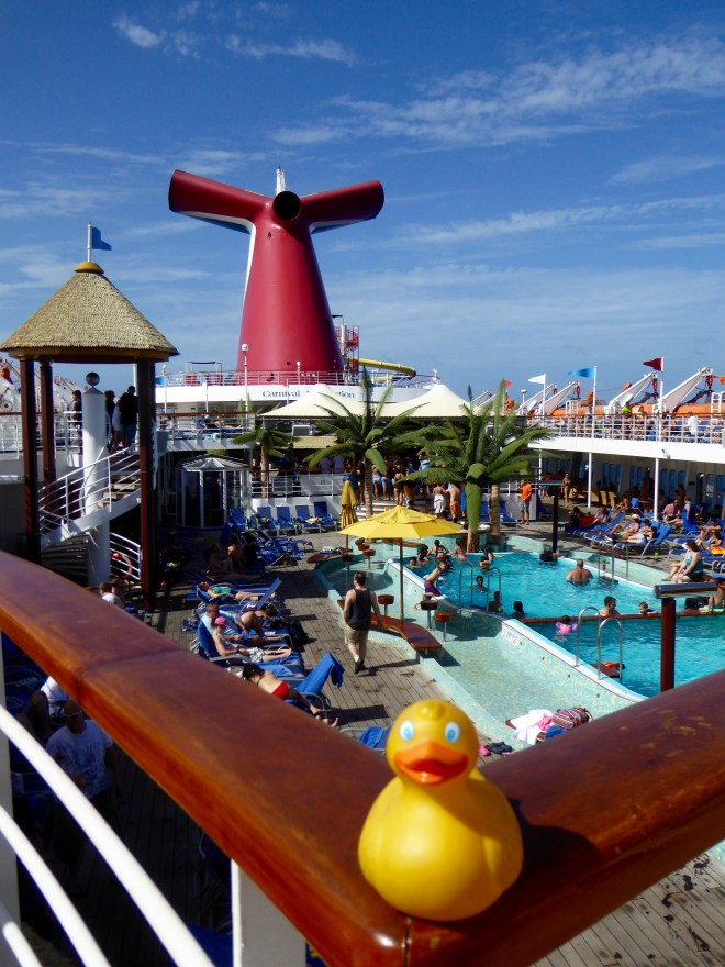 From ping pong area looking at main pool