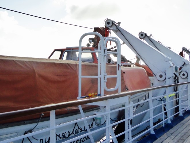 We went to the safety drill