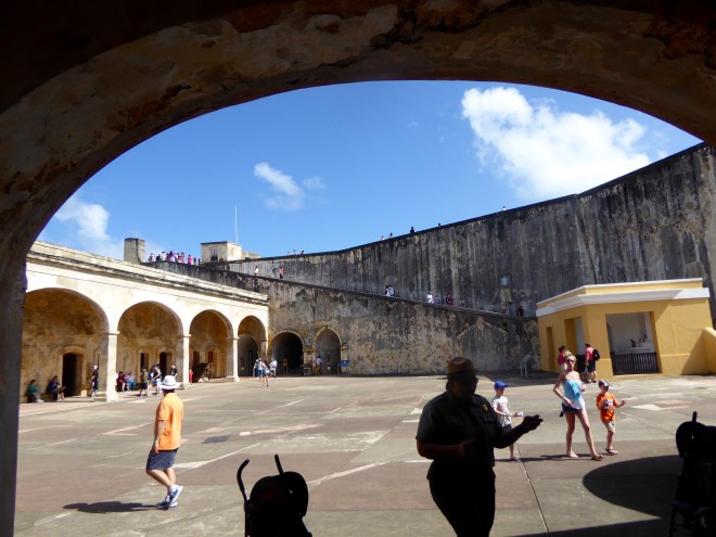 Entering the fortress