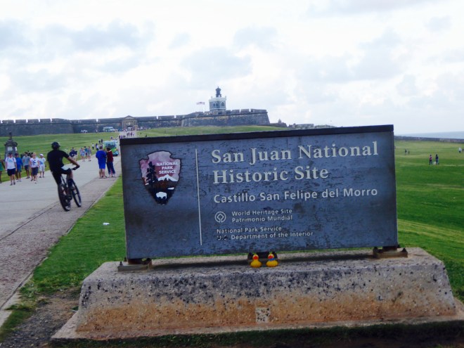 Here is the sign. Where is Castillo San Felipe del Morro?