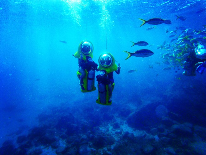 Underwater motor scooters