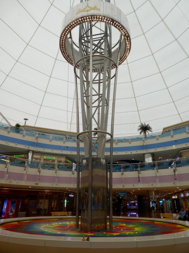 Fountain inside Marina Mall