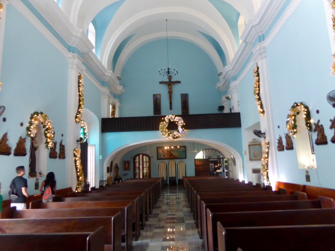 Inside chapel